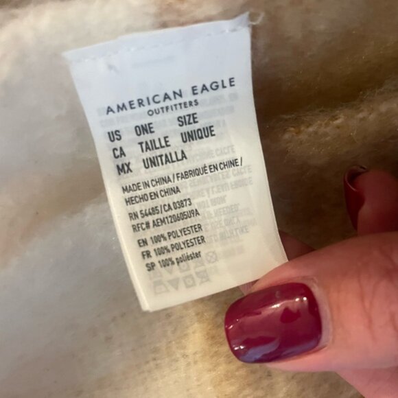 American Eagle Soft Blanket Scarf Shawl Wrap - Picture 4 of 6